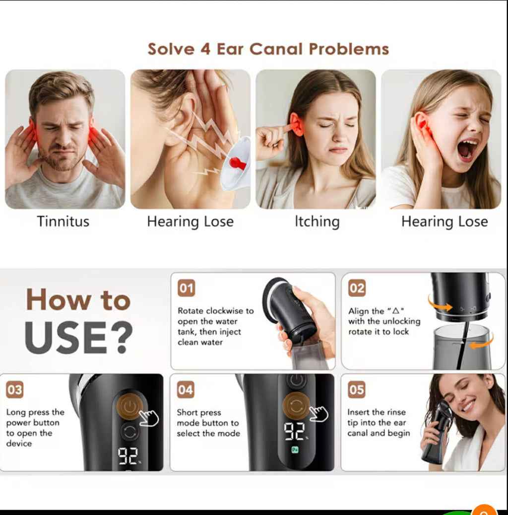 Elektrischer Ohrreiniger – Sanfte & effektive Reinigung
