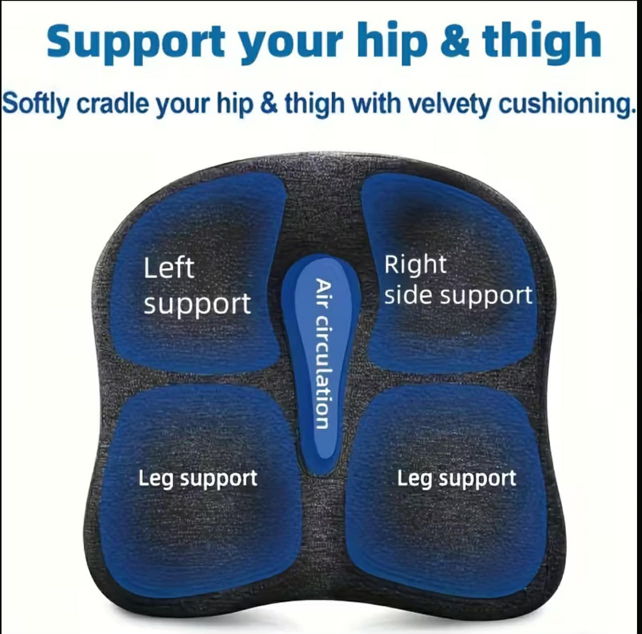 Ergonomisches Memory-Foam Sitzkissen