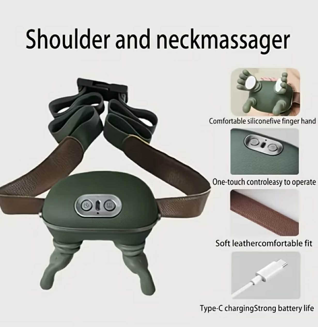 ProRelax™ Nackenmassagegerät mit Wärme – 3 Modi